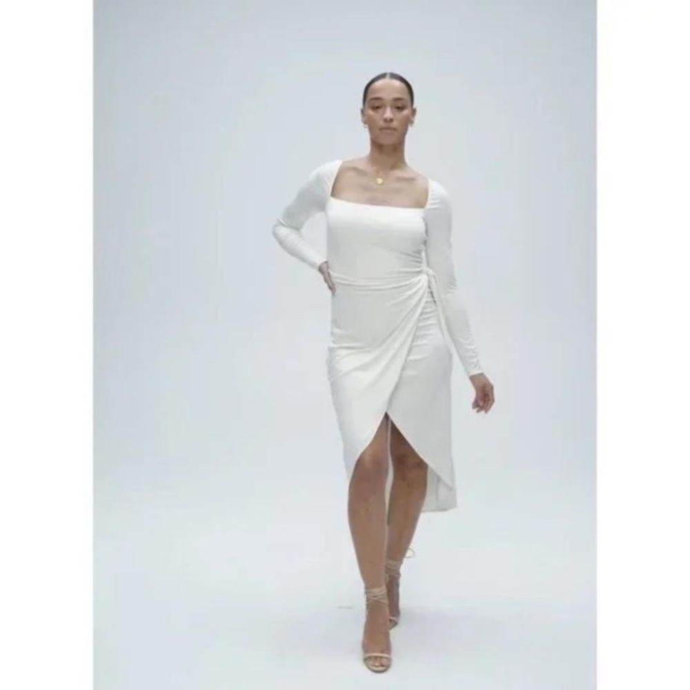 Wilfred Aritzia Saturn Long Sleeve Wrap Dress NEW